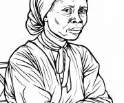 Coloriage Harriet Tubman, l'abolitionniste am&eacute;ricaine