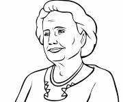 Coloriage H&eacute;l&egrave;ne Keller