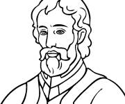 Coloriage Hernando De Soto