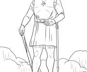 Coloriage Illustration de Leif Ericson