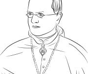 Coloriage Image de Gregor Mendel