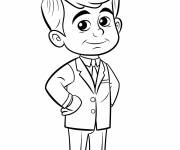 Coloriage John F. Kennedy, 35e pr&eacute;sident des &Eacute;tats-Unis