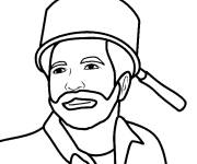 Coloriage Johnny Appleseed