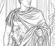 Coloriage Jules C&eacute;sar