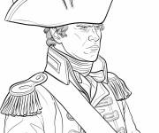 Coloriage L'empereur Napol&eacute;on Bonaparte