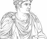 Coloriage L'empereur N&eacute;ron