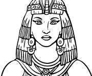Coloriage La reine Cl&eacute;op&acirc;tre