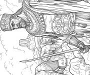 Coloriage Le general Hannibal Bar&ccedil;a