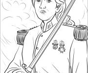 Coloriage Le militant Juana Azurduy
