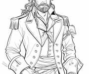 Coloriage Le pirate Blackbeard
