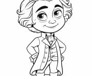 Coloriage Le pr&eacute;sident Thomas Jefferson