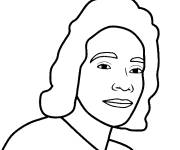 Coloriage et dessins gratuit Le roi Coretta Scott à imprimer