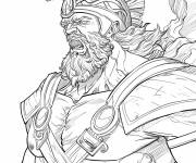 Coloriage Le roi Leonidas