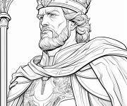 Coloriage Le roi Richard de l'Angleterre