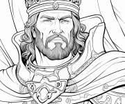 Coloriage Le roi Richard imprimable
