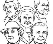 Coloriage Les personnages historiques en collection