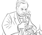 Coloriage Louis Pasteur