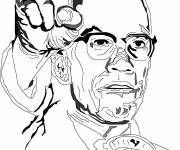 Coloriage Malcom X