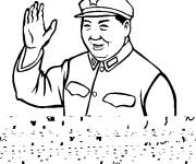 Coloriage Mao Zedong