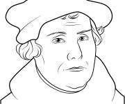 Coloriage Martin Luther