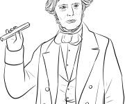 Coloriage Michael Faraday