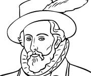 Coloriage Noble Walter Raleigh