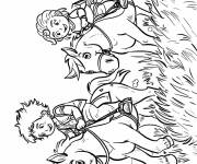 Coloriage Owain Glyndŵr le noble gallois