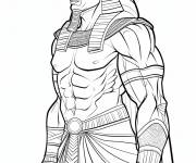 Coloriage Pharaon Rams&egrave;s le Grand