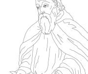 Coloriage Portrait de Amerigo Vespucci