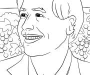 Coloriage Portrait de C&eacute;sar Ch&aacute;vez