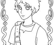 Coloriage Portrait de Fleance