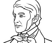 Coloriage Ralph Waldo Emerson