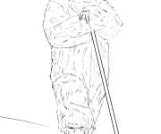 Coloriage Roald Amundsen