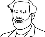 Coloriage et dessins gratuit Robert E Lee à imprimer