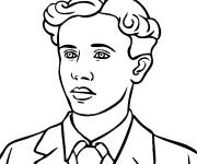 Coloriage Robert Frost