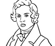 Coloriage Robert Schumann