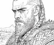 Coloriage Roi Horik roi du Danemark