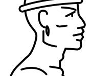 Coloriage Roi Shaka personnage