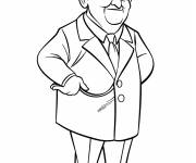 Coloriage Roosevelt le 32e pr&eacute;sident des &Eacute;tats-Unis
