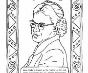 Coloriage Rose Parcs