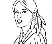 Coloriage Sacagawea