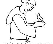 Coloriage Saint Francis