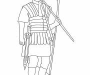 Coloriage Soldat romain