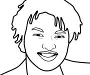 Coloriage Stacey Abrams