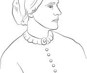 Coloriage Susan B. Anthony