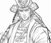 Coloriage Tokugawa Ieyasu du Japon