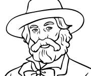 Coloriage Walt Whitman