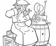 Coloriage Wilhelmina Bertha Packard