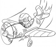 Coloriage Pilote 12