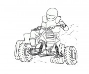 Coloriage Pilote de karting